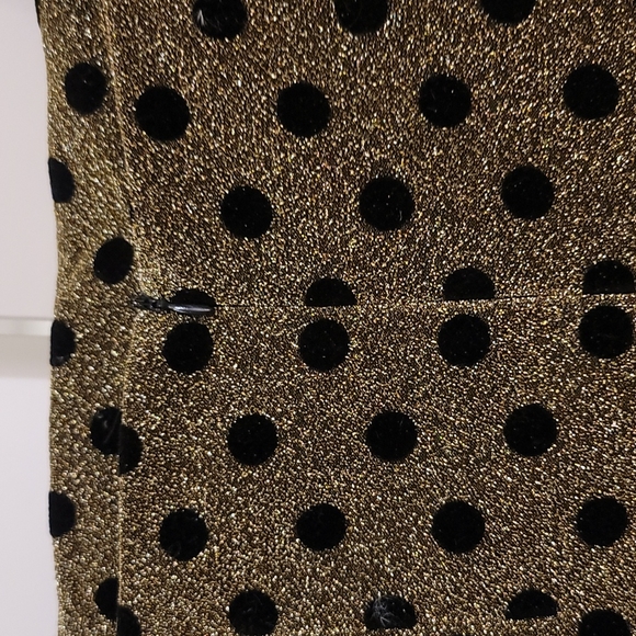 Glamorous Black and Gold Dress - Picture 5 of 5